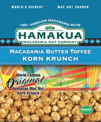 Hamakua Hawaiian Macadamia Nut Butter Toffee 16oz Bag