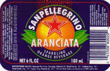 San Pellegrino Orange 6 pack 11oz