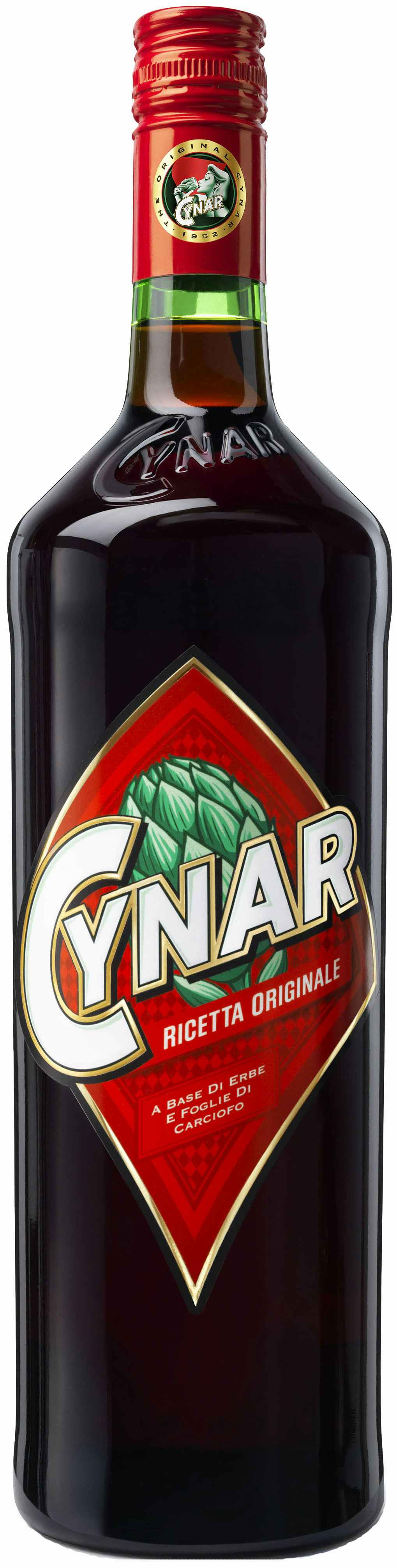Cynar Ricetta Originale Artichoke Bittersweet Liqueur 1L