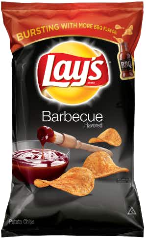 Lay's Barbecue Flavored Potato Chips 9.75oz Bag