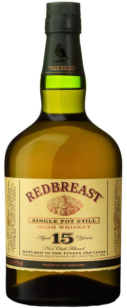 Redbreast Single Pot Still Irish Whiskey 15 year old