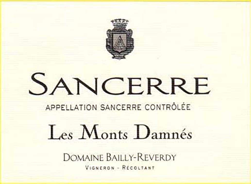 Domaine Bailly-Reverdy Sancerre Les Monts Damnnes 2016