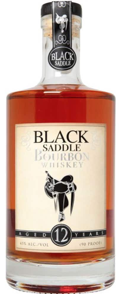 Black Saddle Bourbon Whiskey 12 year old