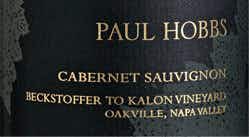 Paul Hobbs Beckstoffer To Kalon Cabernet Sauvignon 2014