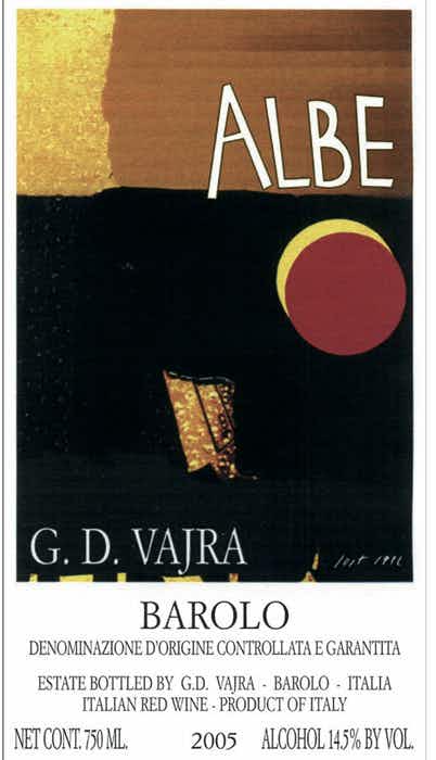 G. D. Vajra Barolo Albe 2012