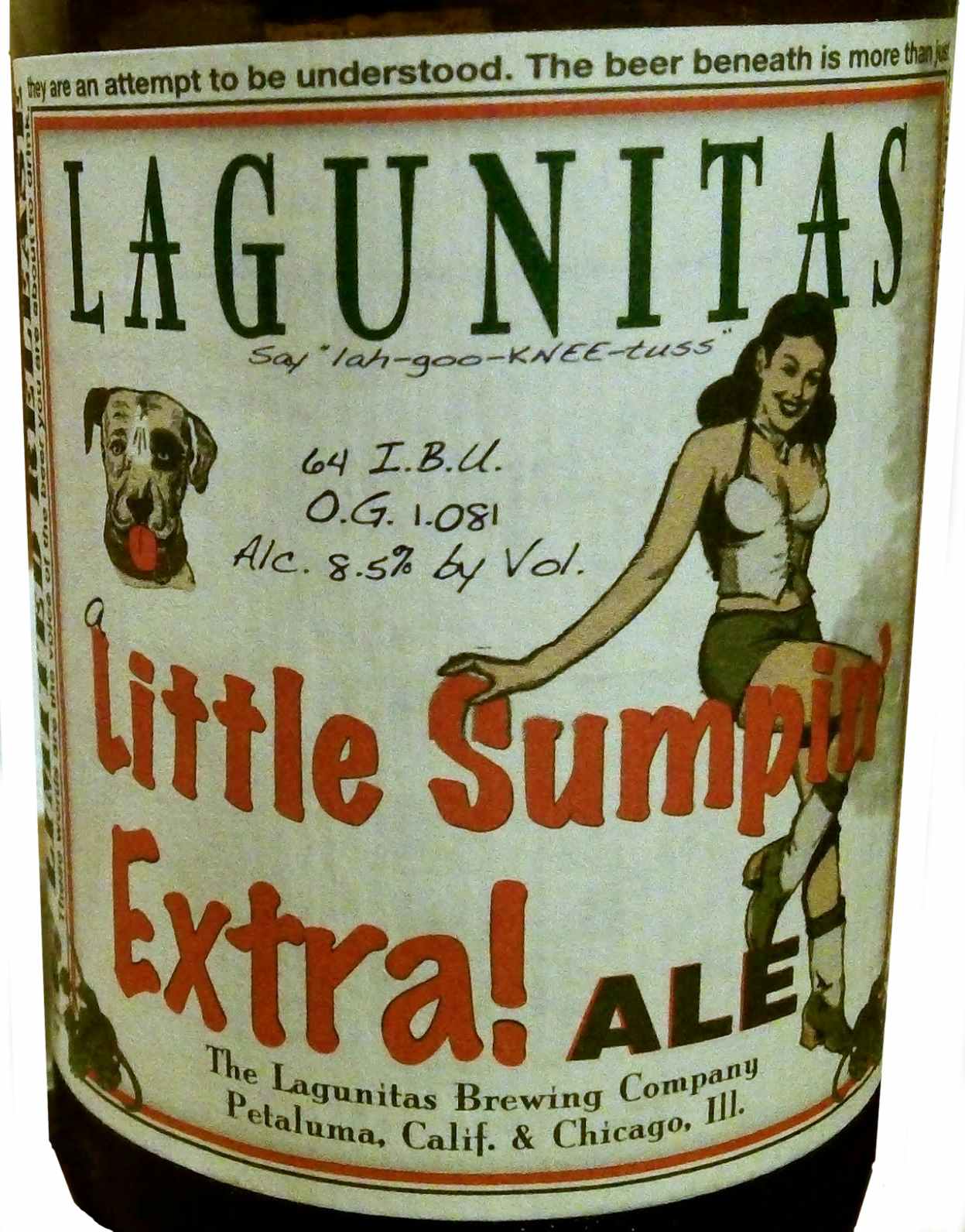 Lagunitas Little Sumpin' Extra! Ale 6 pack 12oz