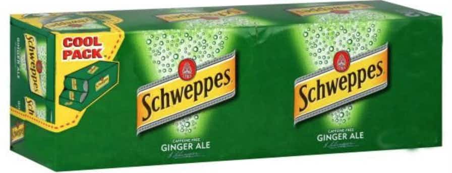 Schweppes Ginger Ale 12 pack 12oz