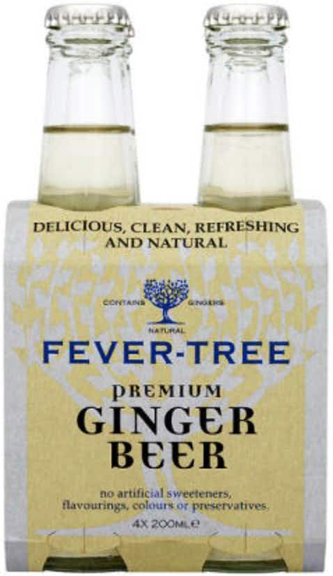 Fever Tree Ginger Beer 4 pack 200ml