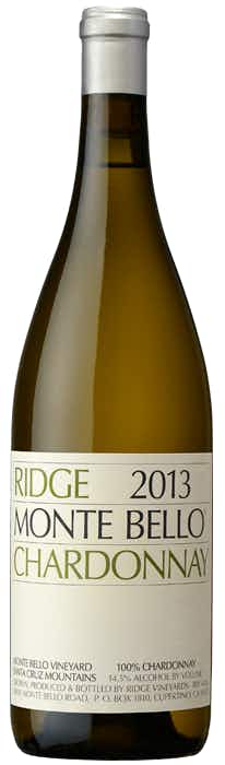 Ridge Vineyards Monte Bello Chardonnay 2013