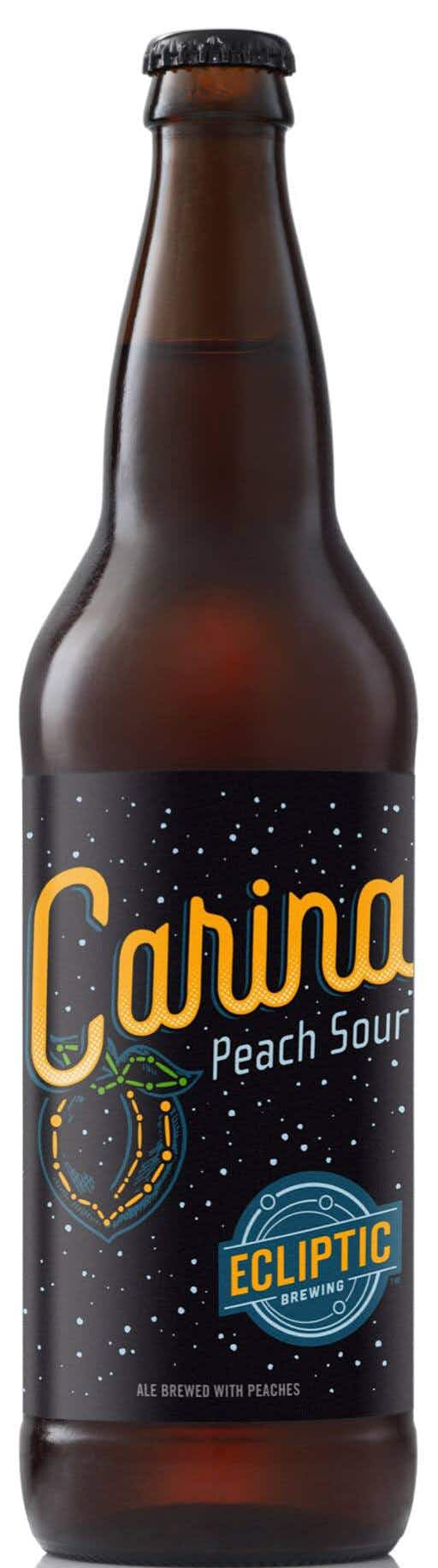 Ecliptic Brewing Carina Peach Sour Ale 22oz Bottle