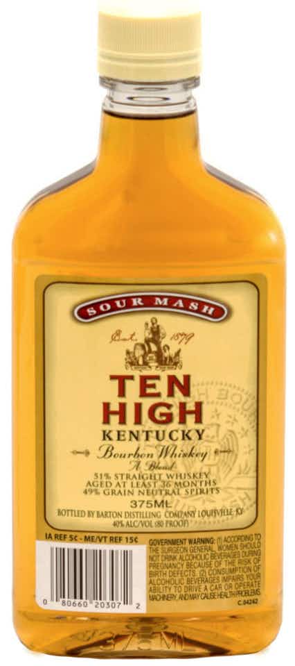 Ten High Kentucky Straight Sour Mash Bourbon Whiskey