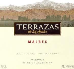 Terrazas de los Andes Malbec