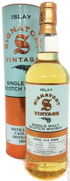 Caol Ila bottled by Signatory Vintage Single Malt Scotch Whisky 7 year old