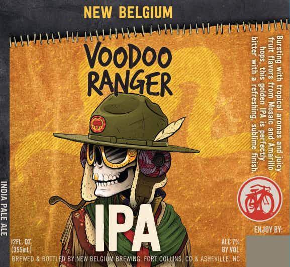 New Belgium Voodoo Ranger IPA 12 pack 12oz Can