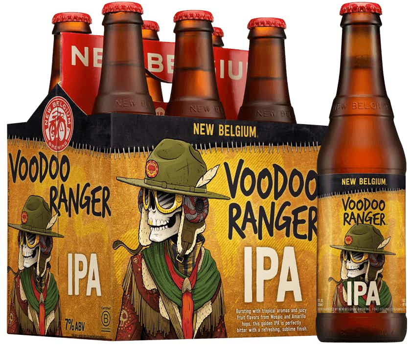 New Belgium Voodoo Ranger IPA 6 pack 12oz