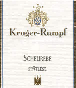 Kruger-Rumpf Scheurebe Spatlese 2015