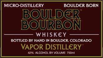 Vapor Distillery Boulder Bourbon
