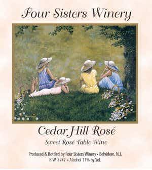 Four Sisters Winery Cedar Hill Rose