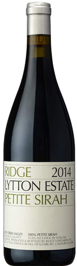 Ridge Vineyards Lytton Estate Petite Sirah 2014