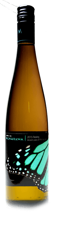 Palencia Vino LA Monarcha Riesling 2015 Bottle
