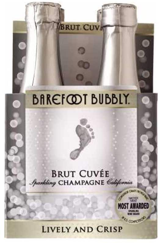 Barefoot Bubbly Brut Cuvee 187ml Bottle