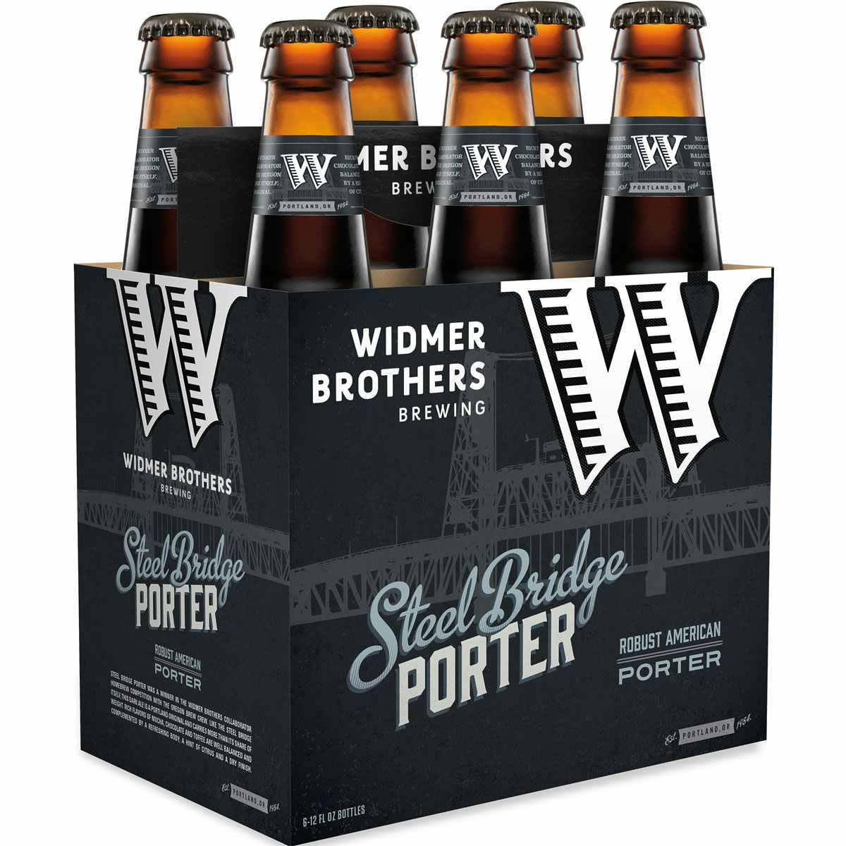 Widmer Steel Bridge Porter 6 pack 12oz Bottle