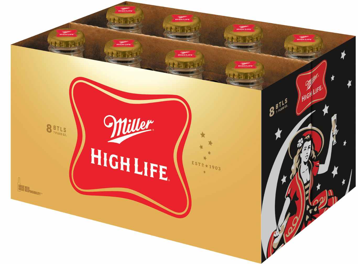 Miller High Life 6 pack 7oz Bottle