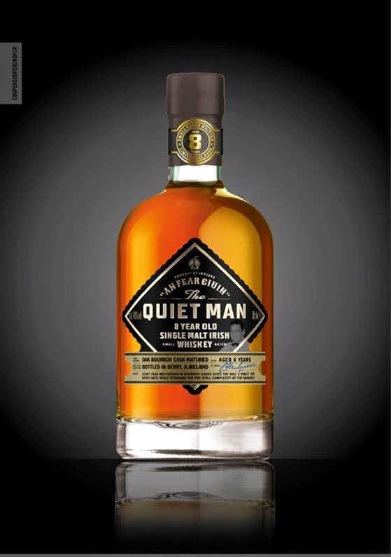 The Quiet Man Irish Whiskey 8 year old Bottle