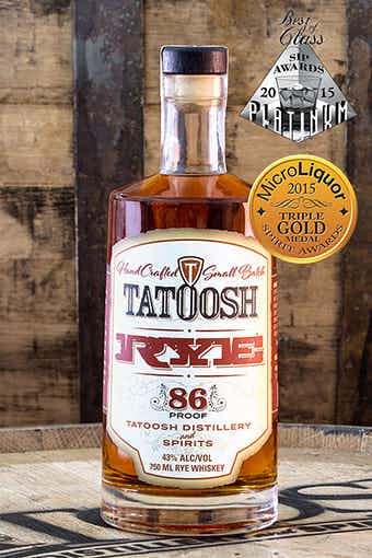Tatoosh Rye Whiskey Bottle