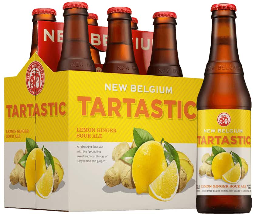 New Belgium Tartastic Lemon Ginger Sour Ale 6 pack 355ml Bottle