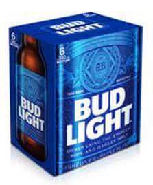 Budweiser Bud Light 6 pack 7oz Bottle