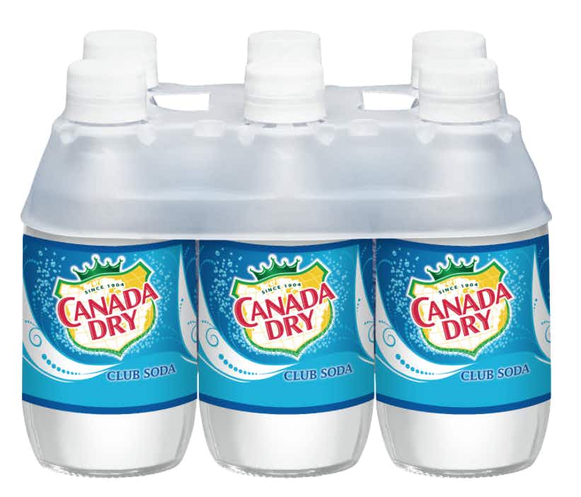 Canada Dry Club Soda 6 pack 10oz