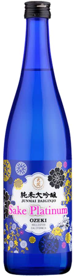 Ozeki Platinum Junmai Daiginjo Sake 720mL Bottle