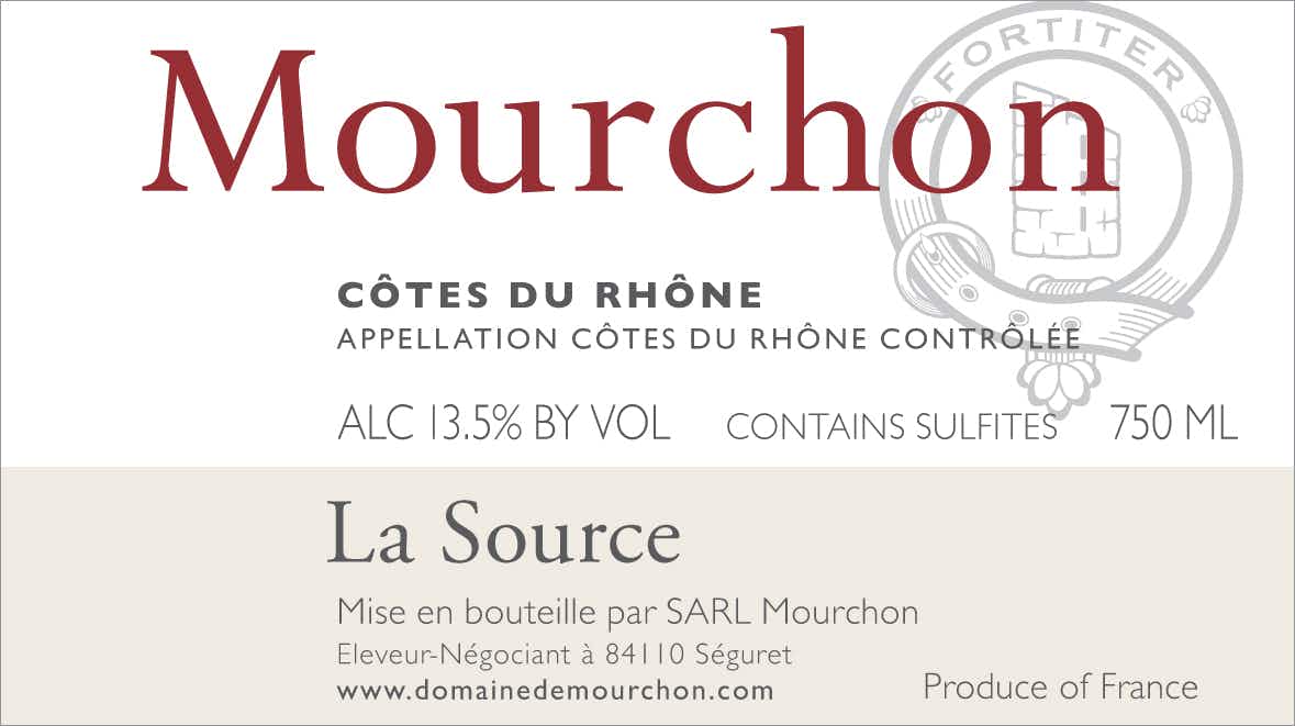 Domaine de Mourchon Côtes du Rhône La Source White 2016