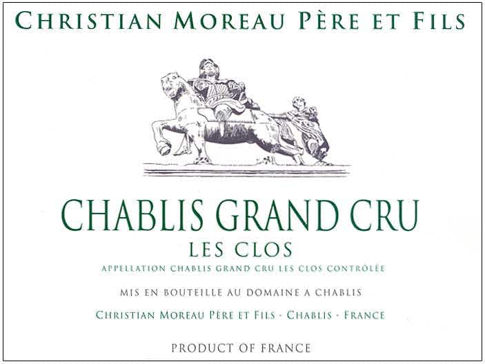 Christian Moreau Chablis Les Clos 2015