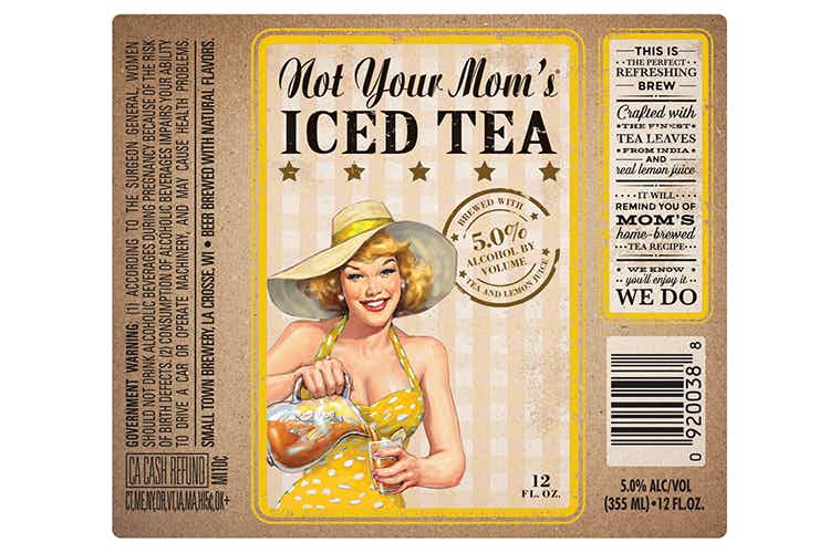 Small Town Brewing Not Your Mom's Ice Tea 24oz Bottle