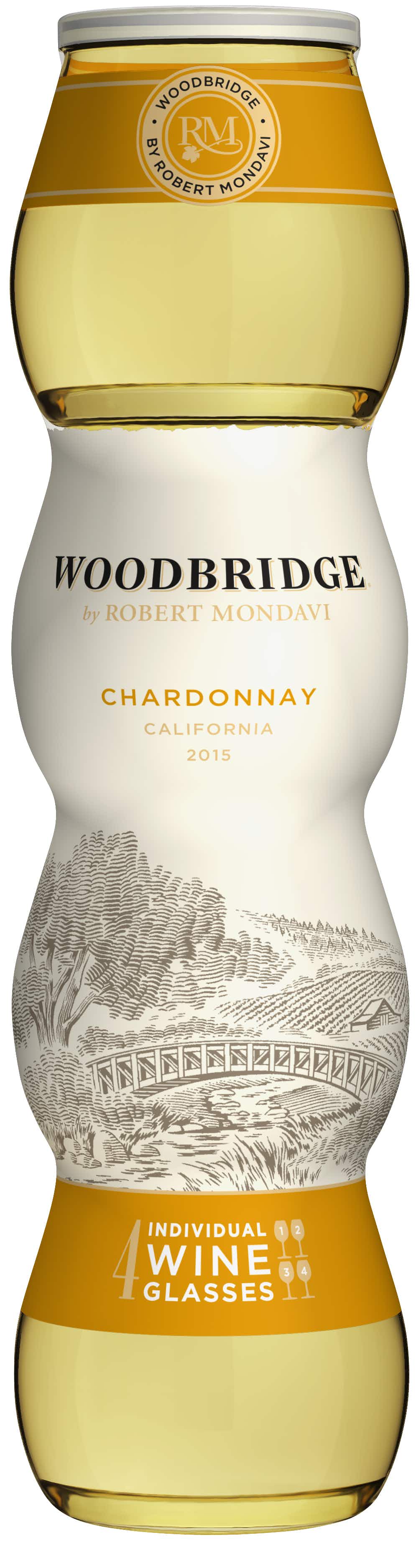 Woodbridge Chardonnay 2015 4 pack 187ml
