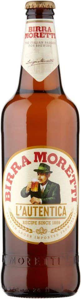 Birra Moretti L'autentica Lager 6 pack 330ml Bottle