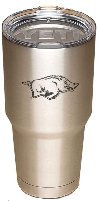 Yeti Rambler Arkansas Logo 30 Oz. 750ml