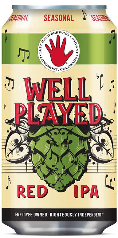 Left Hand Brewing Well Played Red IPA 6 pack 12oz Can
