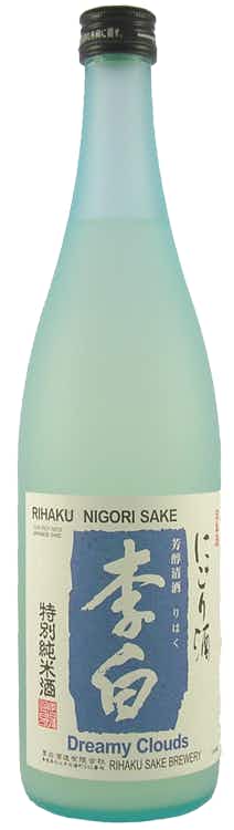 Rihaku Dreamy Clouds Tokubetsu Junmai Nigori Sake 2016 375ml