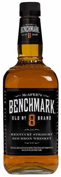 McAfee's Benchmark Old No. 8 Brand Kentucky Straight Bourbon Whiskey 1L