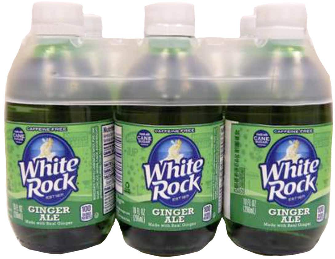 White Rock Sodas Ginger Ale 6 pack 750ml