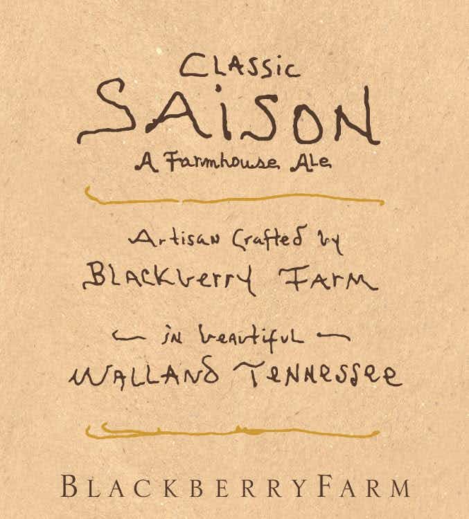 Blackberry Farm Brewery Classic Saison 1/6 Barrel Keg