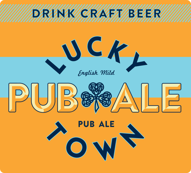 Lucky Town Brewing Company Pub Ale 1/6 Barrel Keg