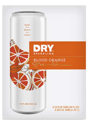 Dry Sparkling Blood Orange 4 pack 12oz