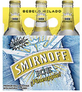 Smirnoff Ice Pineapple 6 pack 12oz