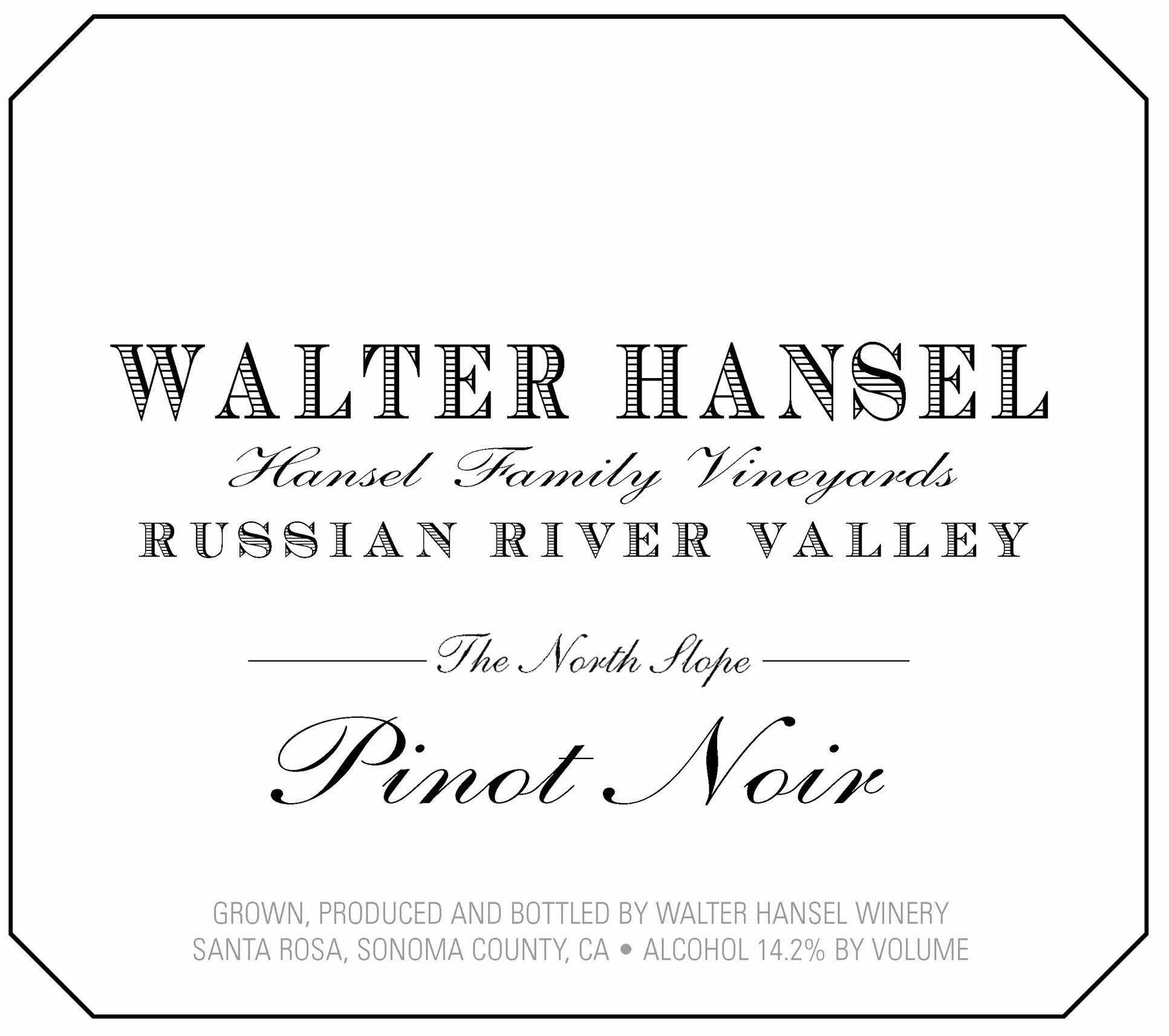 Walter Hansel The North Slope Pinot Noir 2014