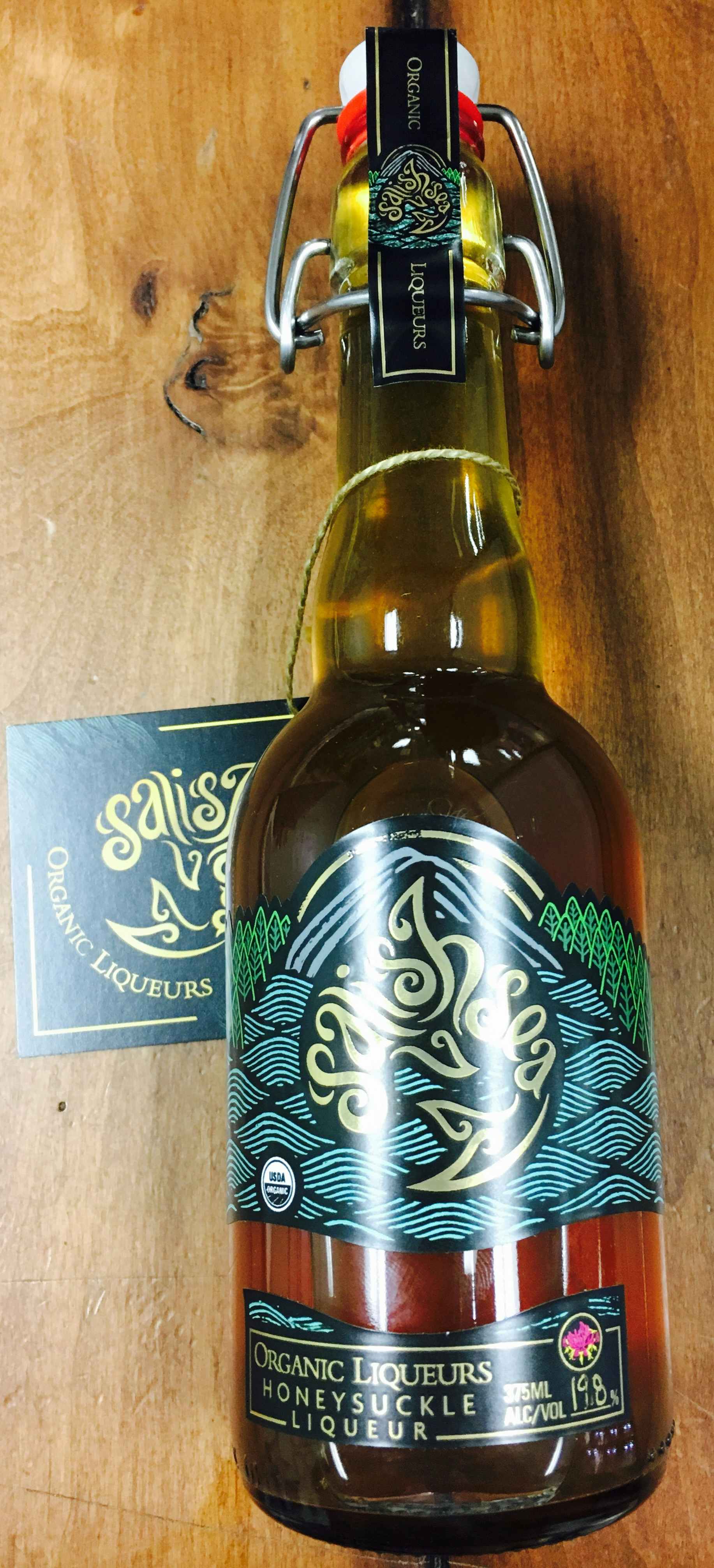 Salish Sea Honeysuckle Liqueur 375ml Bottle
