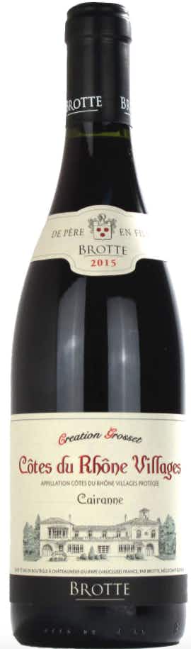 Brotte Cairanne Creation Grosset 2015